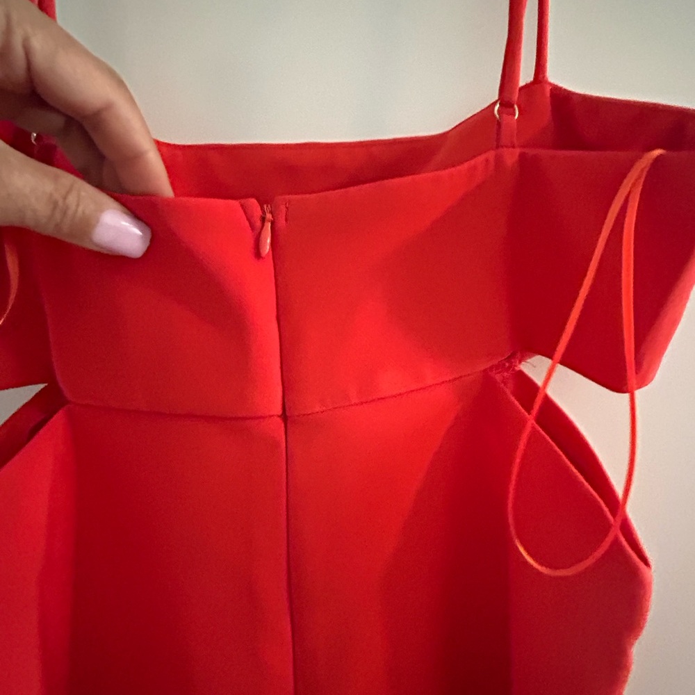 STEVE MADDEN • Burnt/ Blood Orange Dress • Medium • - Picture 7 of 8